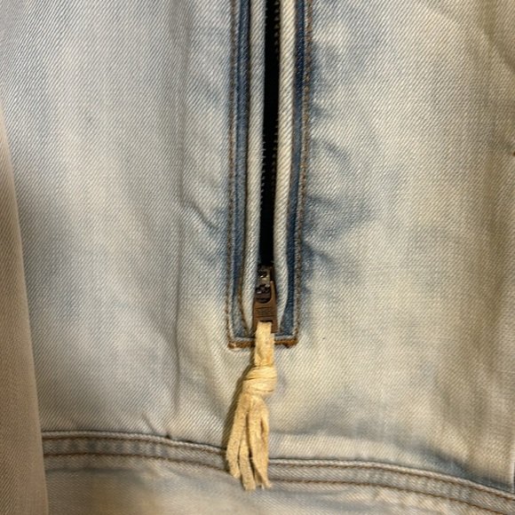 Akoo light denim jacket with pockets - Picture 6 of 10